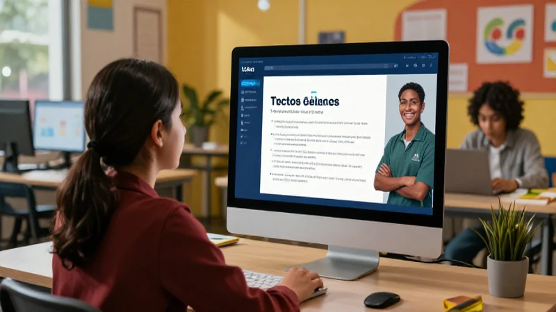 Estudiante mexicano enfocado en el éxito digital