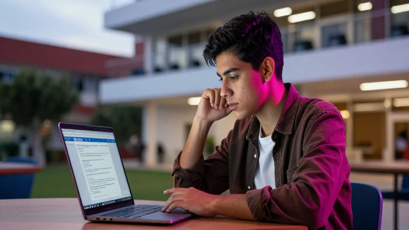 Estudiante mexicano estudiando, estilo épico y moderno