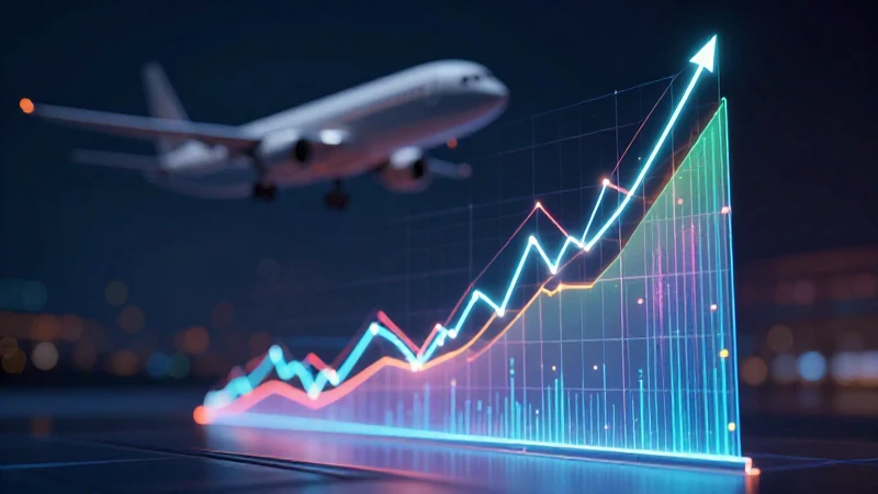Gráfico holográfico dinámico, mercado alcista profesional