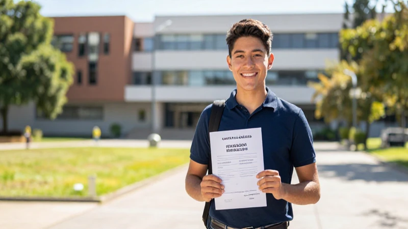 Estudiante mexicano obtiene acta para pasaporte