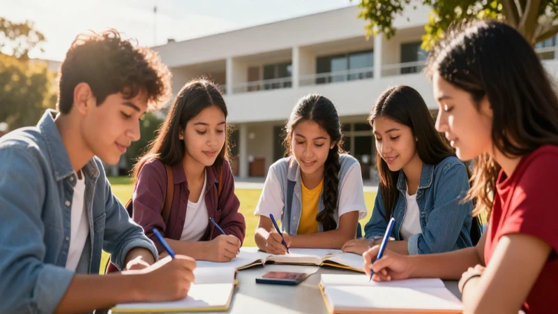 Jóvenes mexicanos estudian con éxito en un entorno moderno