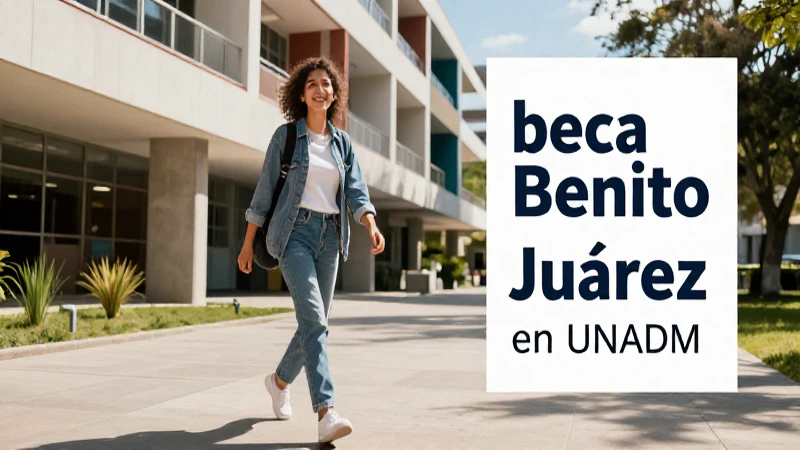 Guía para obtener la beca Benito Juárez UNADM