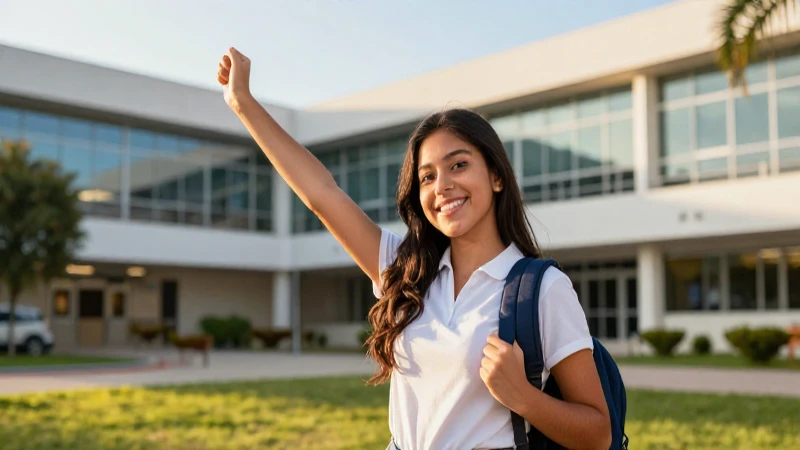 Estudiante mexicano triunfa bajo luz dorada