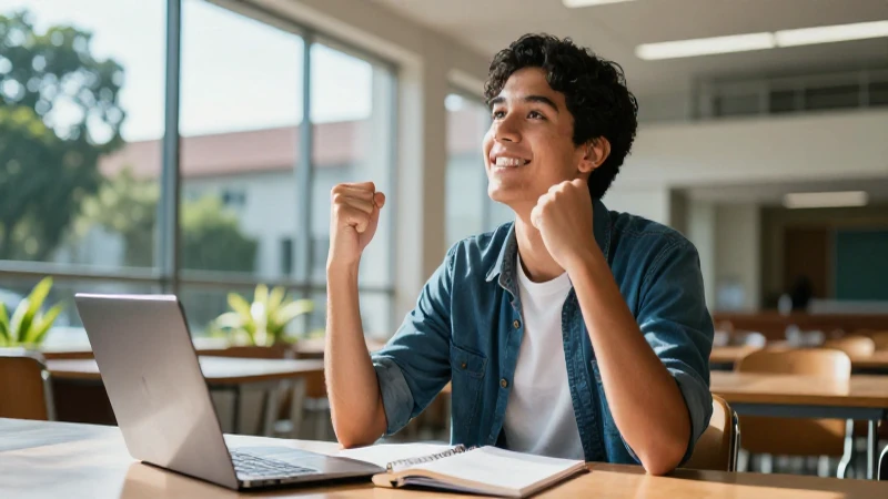 Estudiante mexicano triunfa en campus moderno