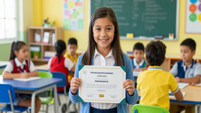 Obtener certificado de preescolar con éxito y calidad