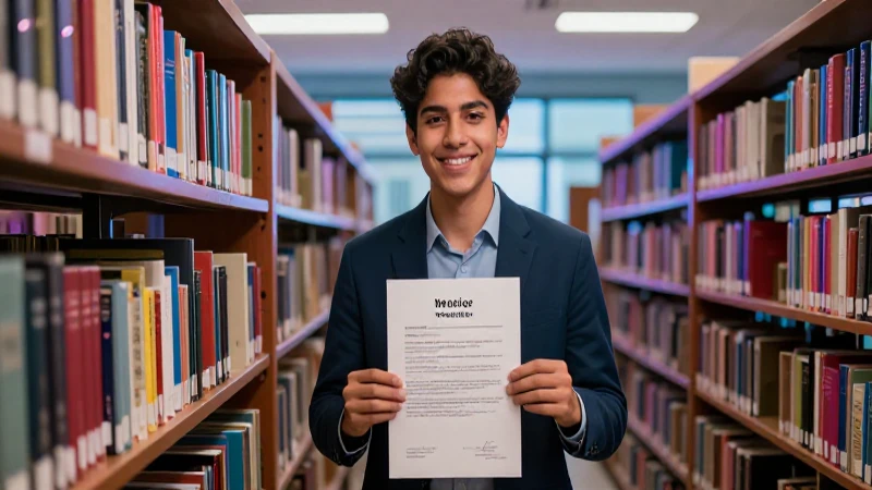 Estudiante obtiene comprobante de estudios universitarios