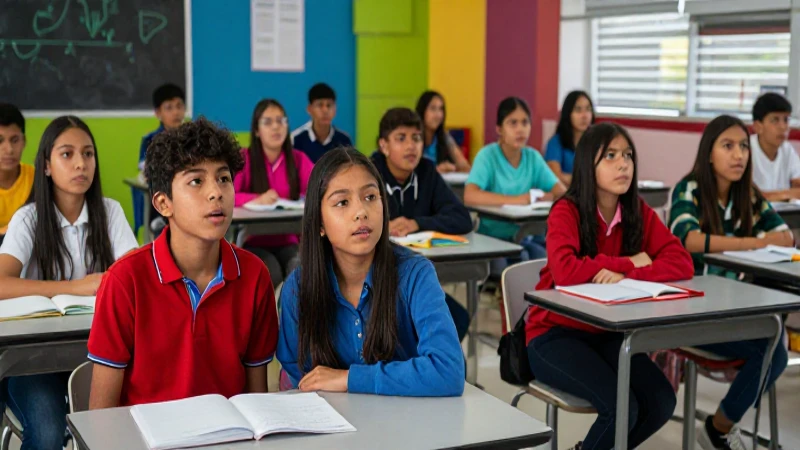 Estudiantes mexicanos triunfan en un vibrante aula moderno