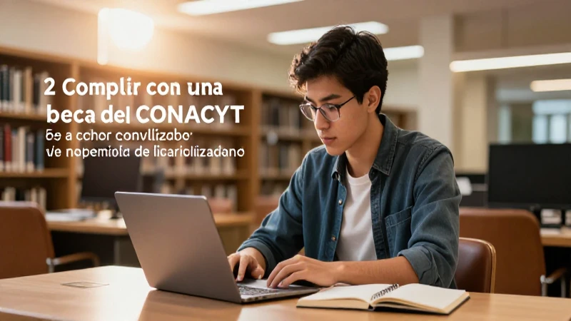 Cumplir requisitos de beca CONACYT