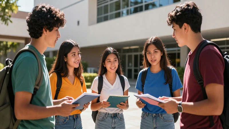 Estudiantes mexicanos colaboran en campus moderno