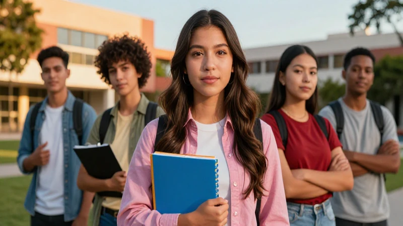 Retrato profesional de estudiante mexicano exitoso
