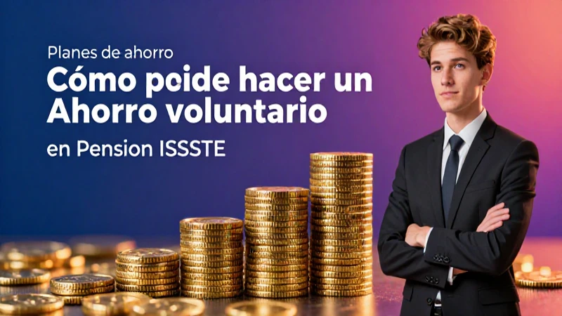 Ahorra voluntariamente en tu pensión ISSSTE