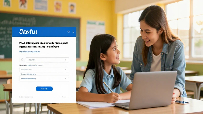 Completar solicitud para inscripción de beca
