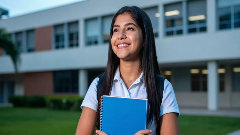 Joven mexicano con esperanza universitaria