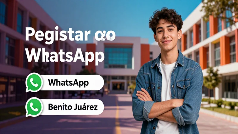 Cómo registrar WhatsApp para beca Benito Juárez