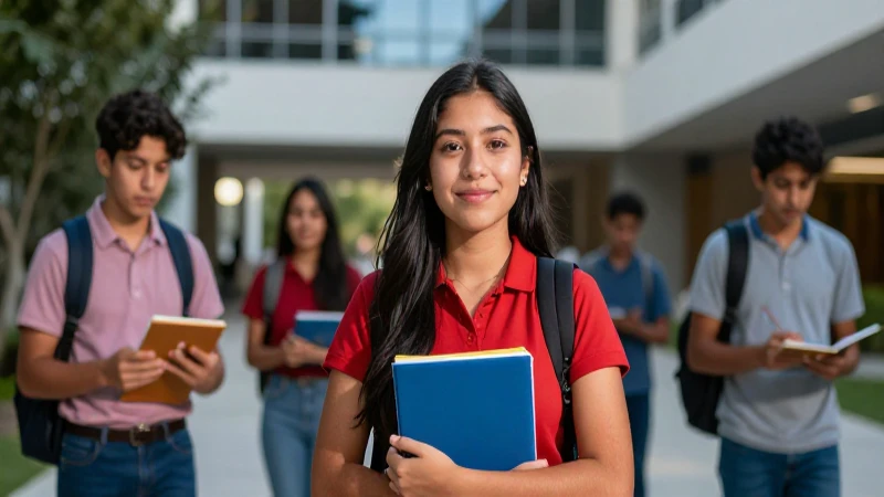 Éxito estudiantil vibrante en México