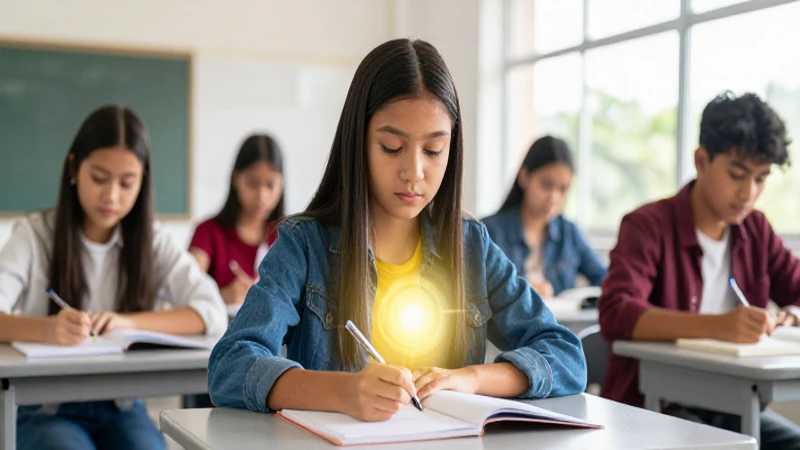 Estudiante mexicano diverso y brillante con oportunidad