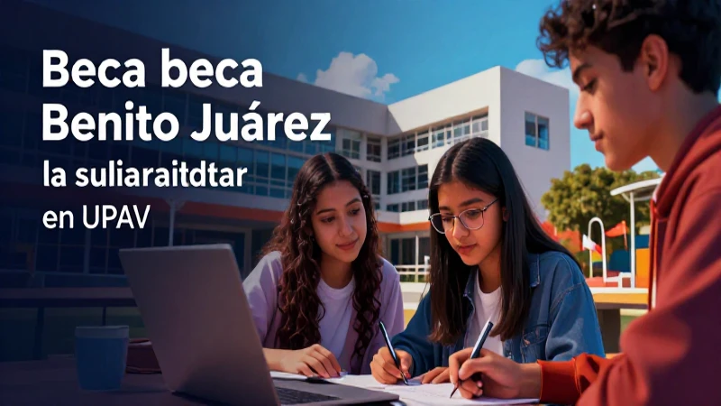 Cómo solicitar la beca Benito Juárez en UPAV