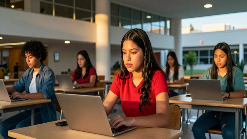Estudiante mexicano aspiracional en un campus moderno
