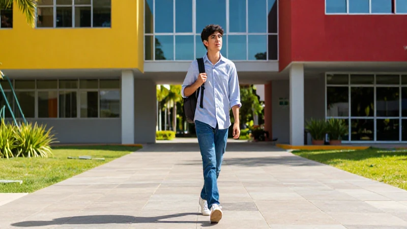 Cómo puedo solicitar la beca Mi Beca para Empezar y mejorar mi bienestar educativo 87 Estudiante mexicano exitoso en un campus moderno