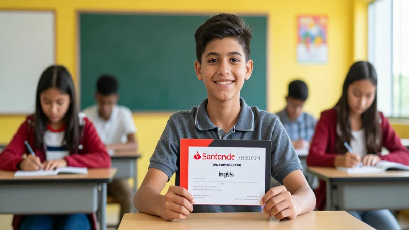 Beca Santander para estudiar inglés