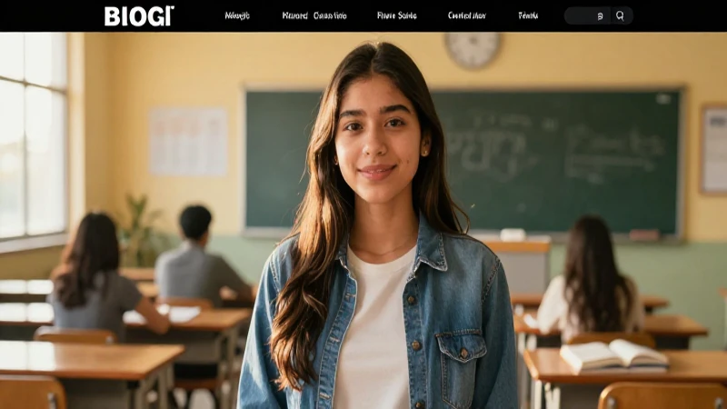 Estudiante mexicano universitario atractivo y profesional