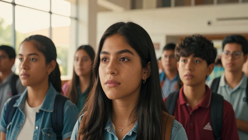 Estudiantes mexicanos motivados en campus moderno y vibrante