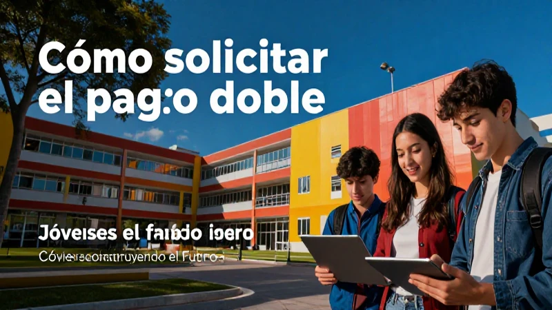 Guía de doble pago en Jóvenes Construyendo el Futuro