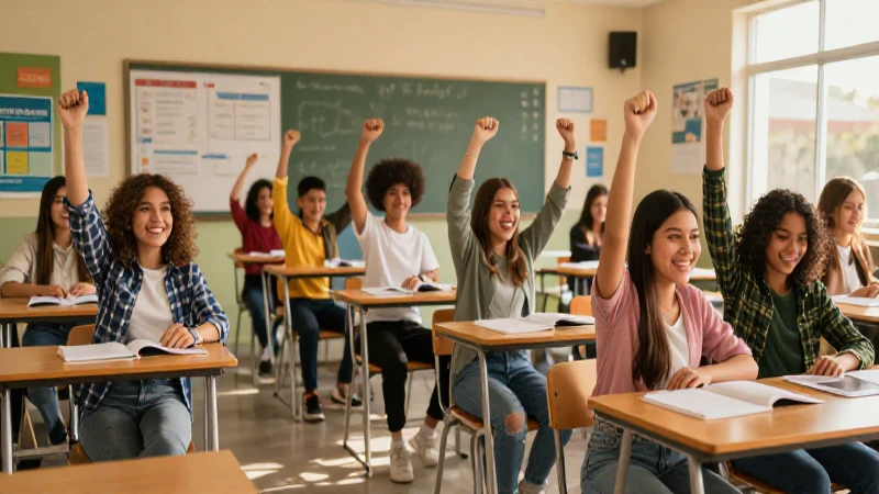 Estudiantes mexicanos triunfan en clase con éxito académico
