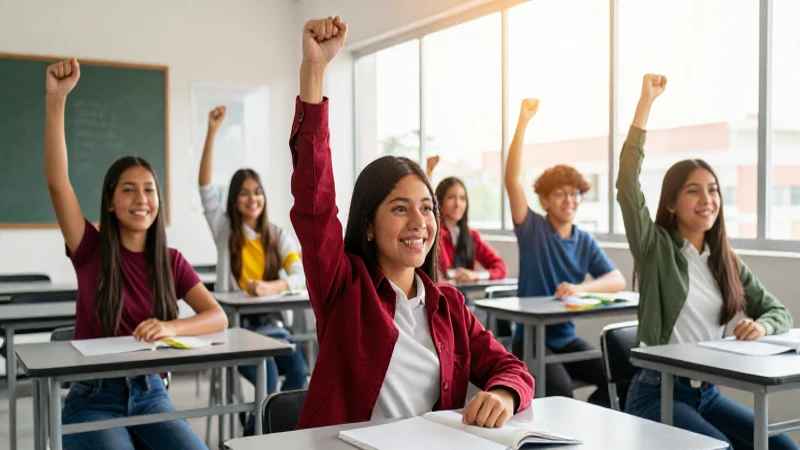 Éxito vibrante en aulas mexicanas modernas