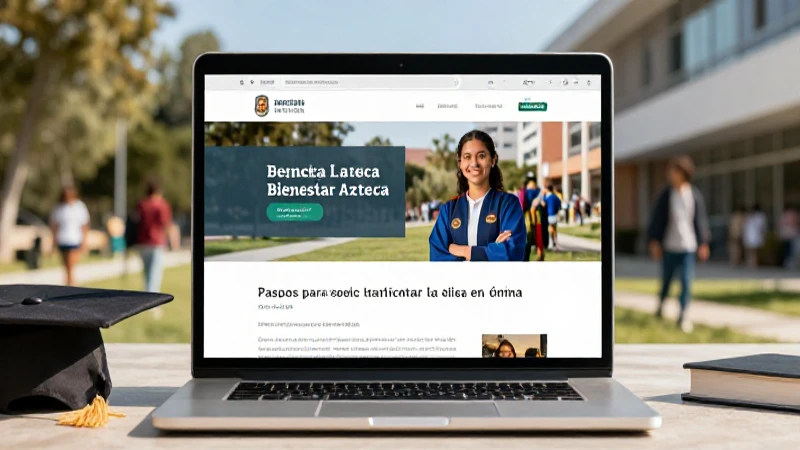 Solicita tu beca Bienestar Azteca en línea