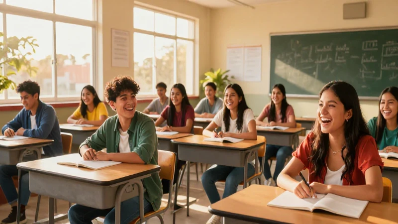 Estudiantes mexicanos exitosos brillan bajo luz dorada