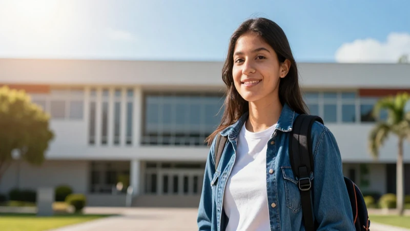 Estudiante mexicano diverso con futuro brillante