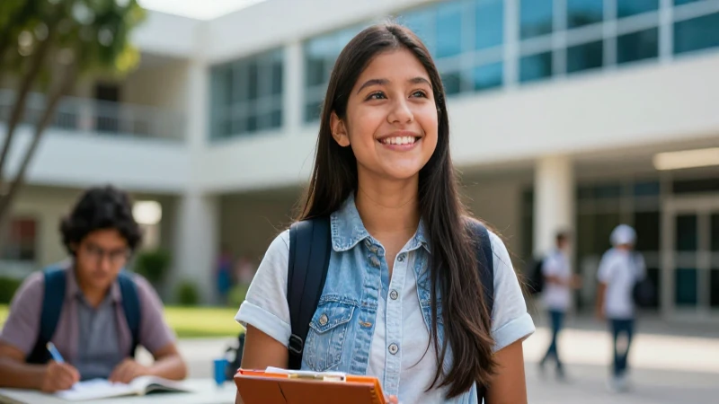 Estudiante mexicano inspira logro en campus moderno