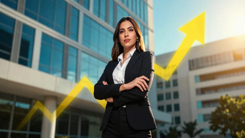 Profesional mexicano dinámico en campus moderno