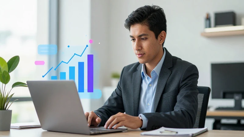 Joven mexicano motivado con crecimiento profesional digital