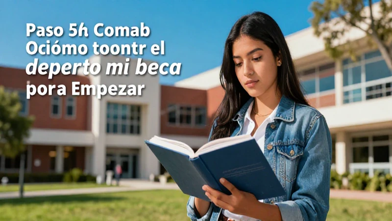 Aceptar el depósito de beca requiere obtener el dinero