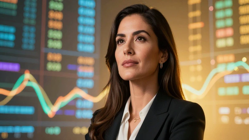Mujer mexicana digna y segura con datos financieros