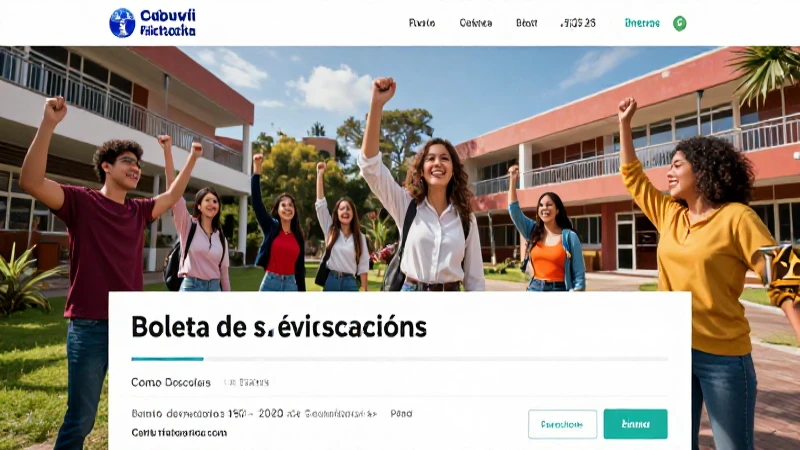 Localiza la sección de boletas escolares