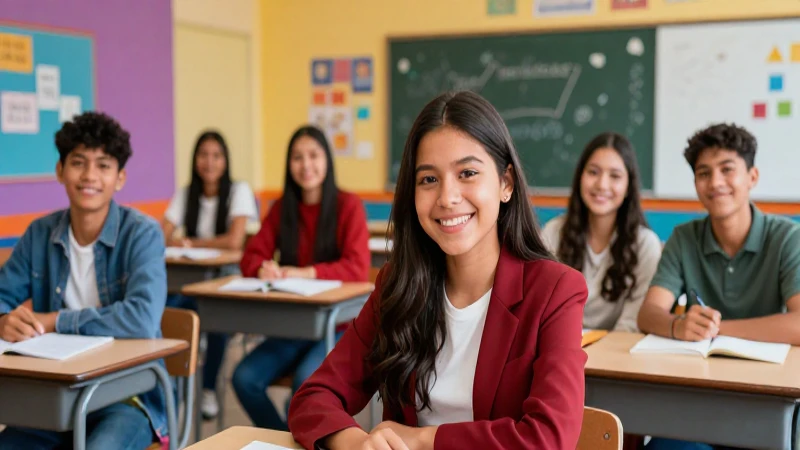 Joven mexicana exitosa en clase moderna
