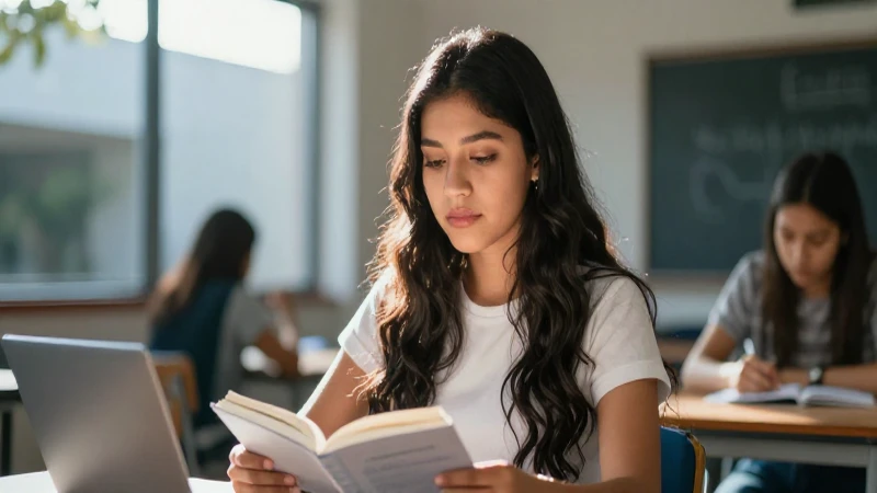 Estudiante mexicano con visión de futuro