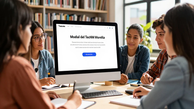 Estudiantes del TecNM interactúan en Moodle