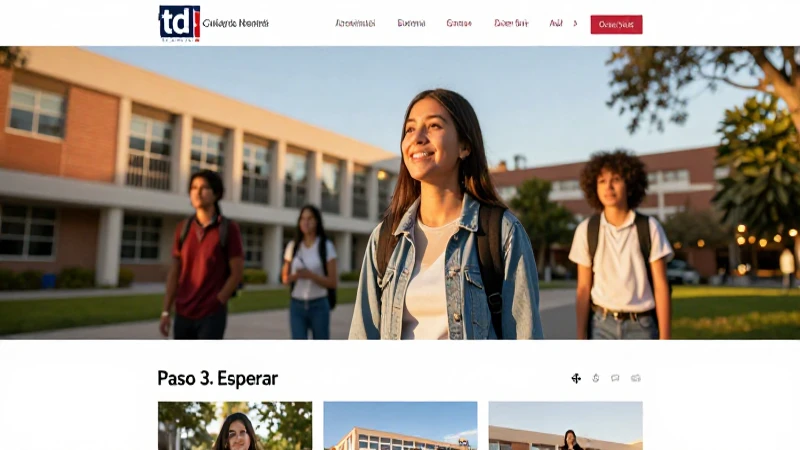 Joven mexicano esperanzado en campus académico moderno