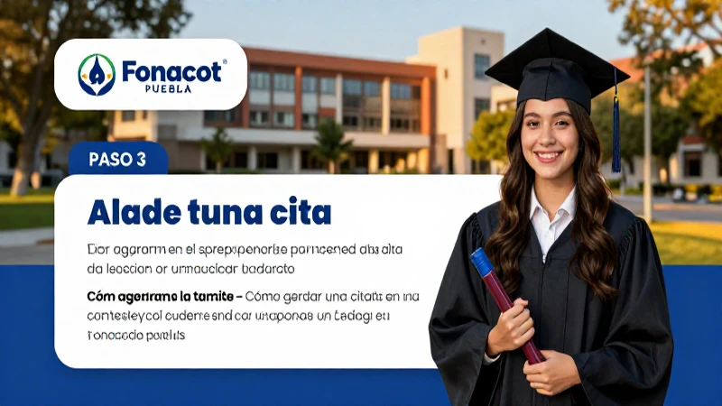 Agendar cita en Fonacot Puebla, paso tres