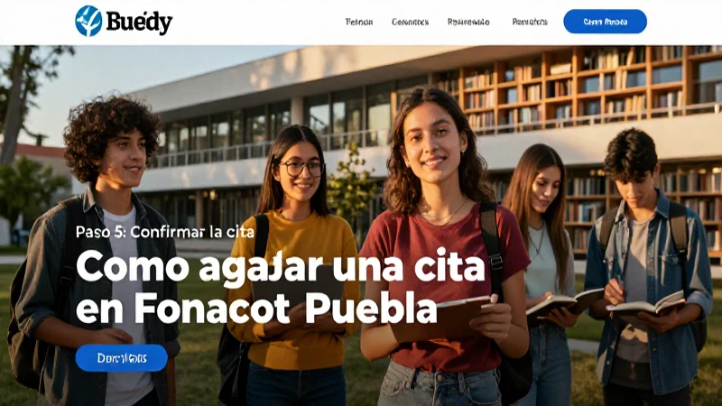 Confirma tu cita en Fonacot Puebla