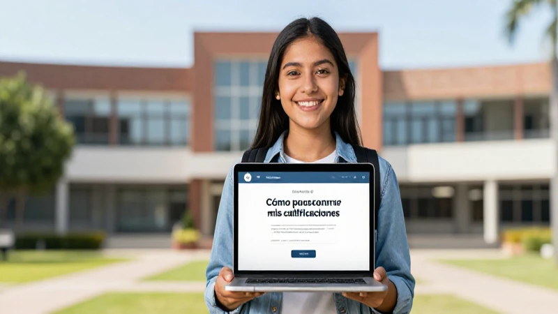 Inicia sesión para consultar tus calificaciones