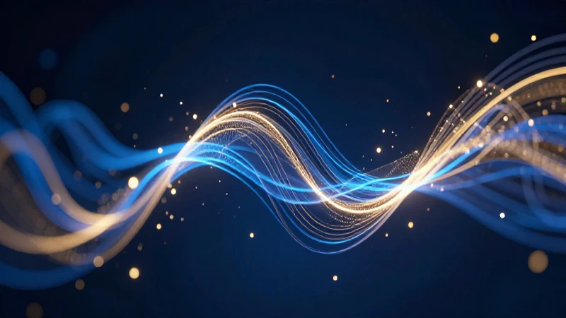 Datos financieros digitales brillantes y seguros