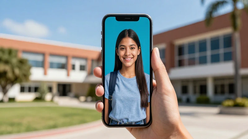 Estudiante mexicano en campus universitario