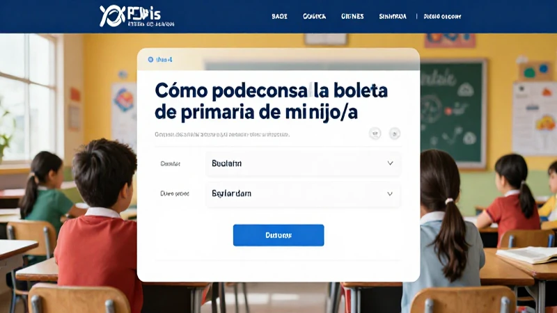 El proceso es seleccionar el período y grado