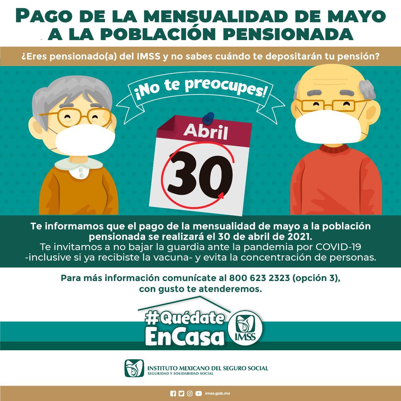 Guía paso a paso para el pago de la pensión del IMSS de mayo