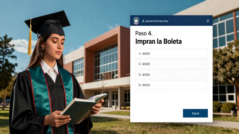 Imprime la boleta en SIGED, universidad moderna